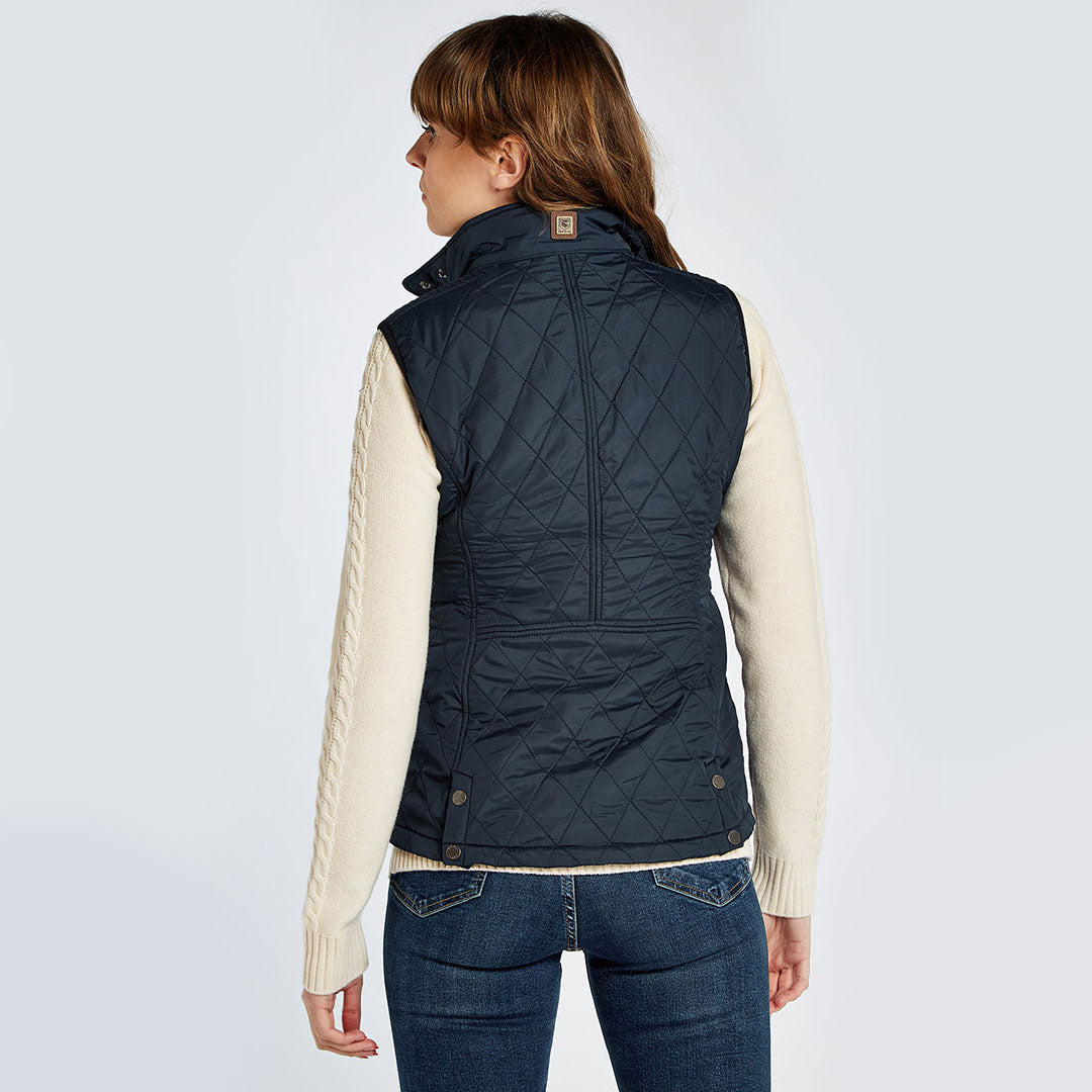 Dubarry Women's Rathdown Quilted Gilet in Navy