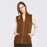 Dubarry Women's Sheedy Knit Gilet in Nutmeg