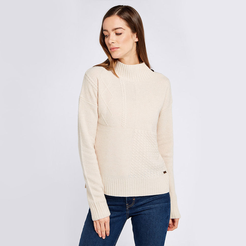 Dubarry Women's Sullivan Knitted Jumper in Chalk