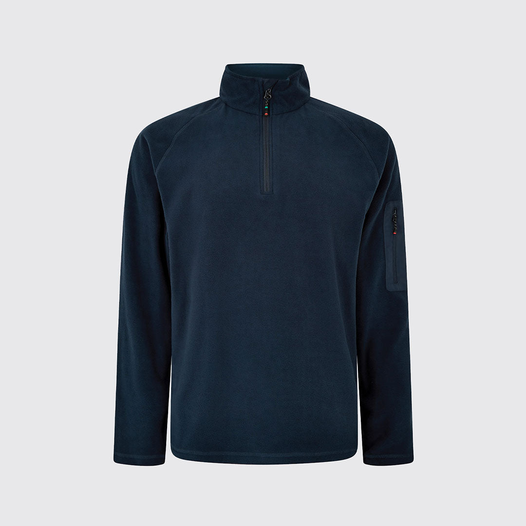 Dubarry Women's Valencia Quarter-zip Fleece Jumper in Navy