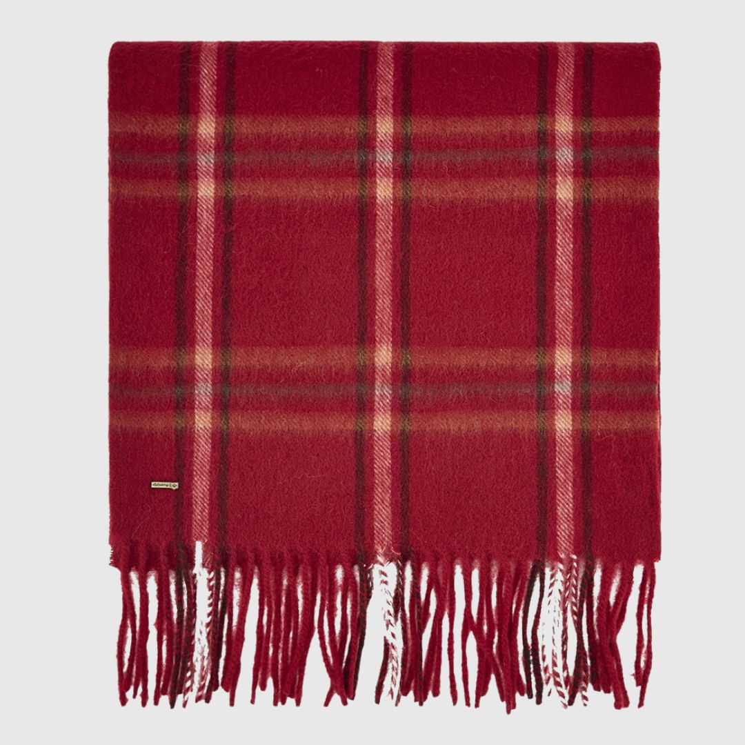 Dubarry Cullen Wool Scarf in Ruby