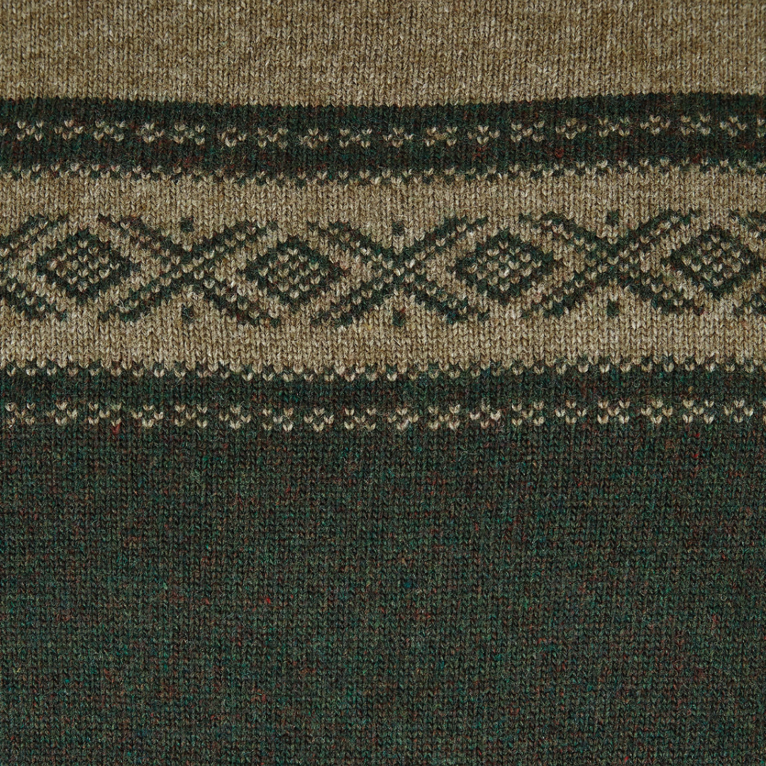 Dubarry Men's Longley Crew Neck Jumper in Olive