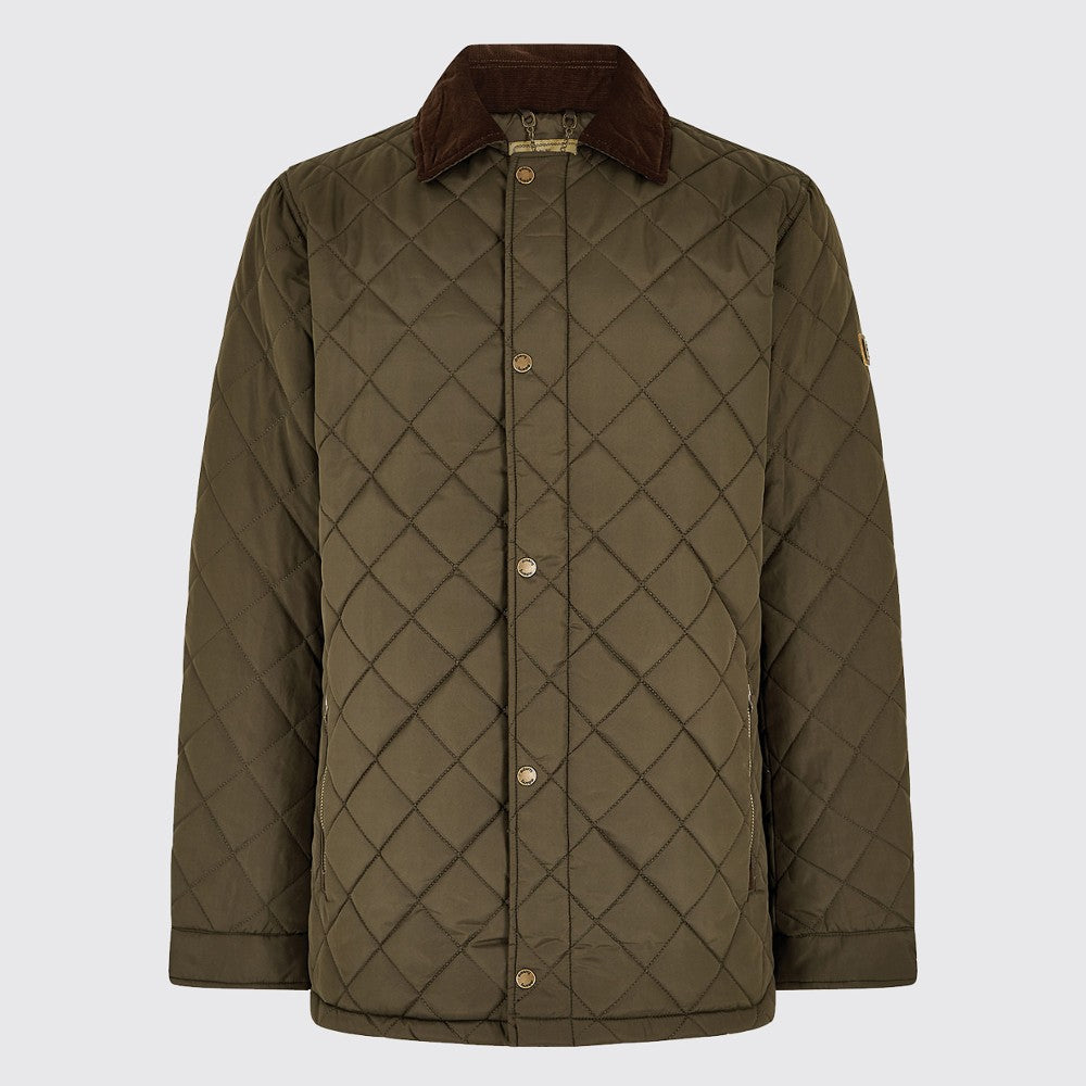 Dubarry Men's Mountusher Quilted Jacket in Olive