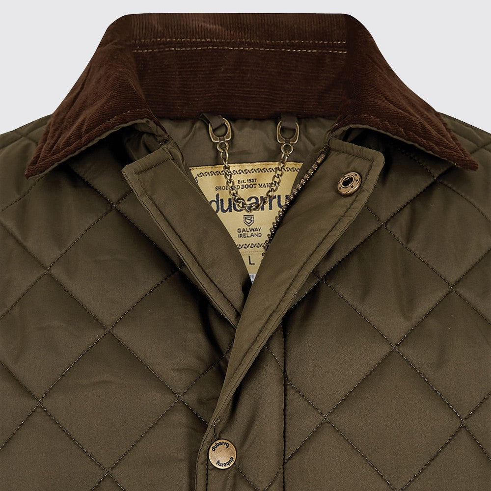 Dubarry Men's Mountusher Quilted Jacket in Olive