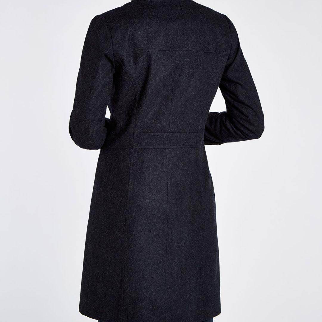 Dubarry Women's Coolepark Tweed Coat in Navy