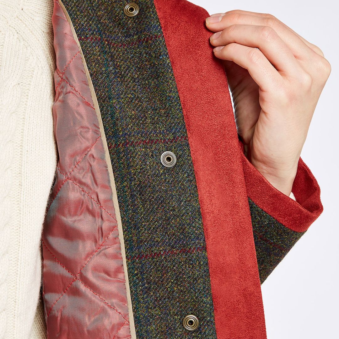Dubarry Women's Hedgerow Tweed Coat in Hemlock