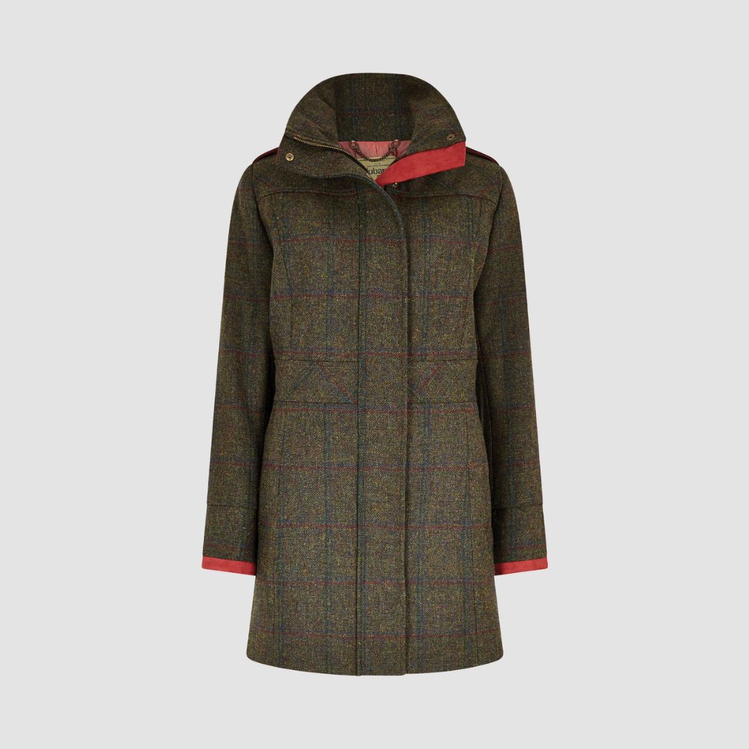 Dubarry Women's Hedgerow Tweed Coat in Hemlock