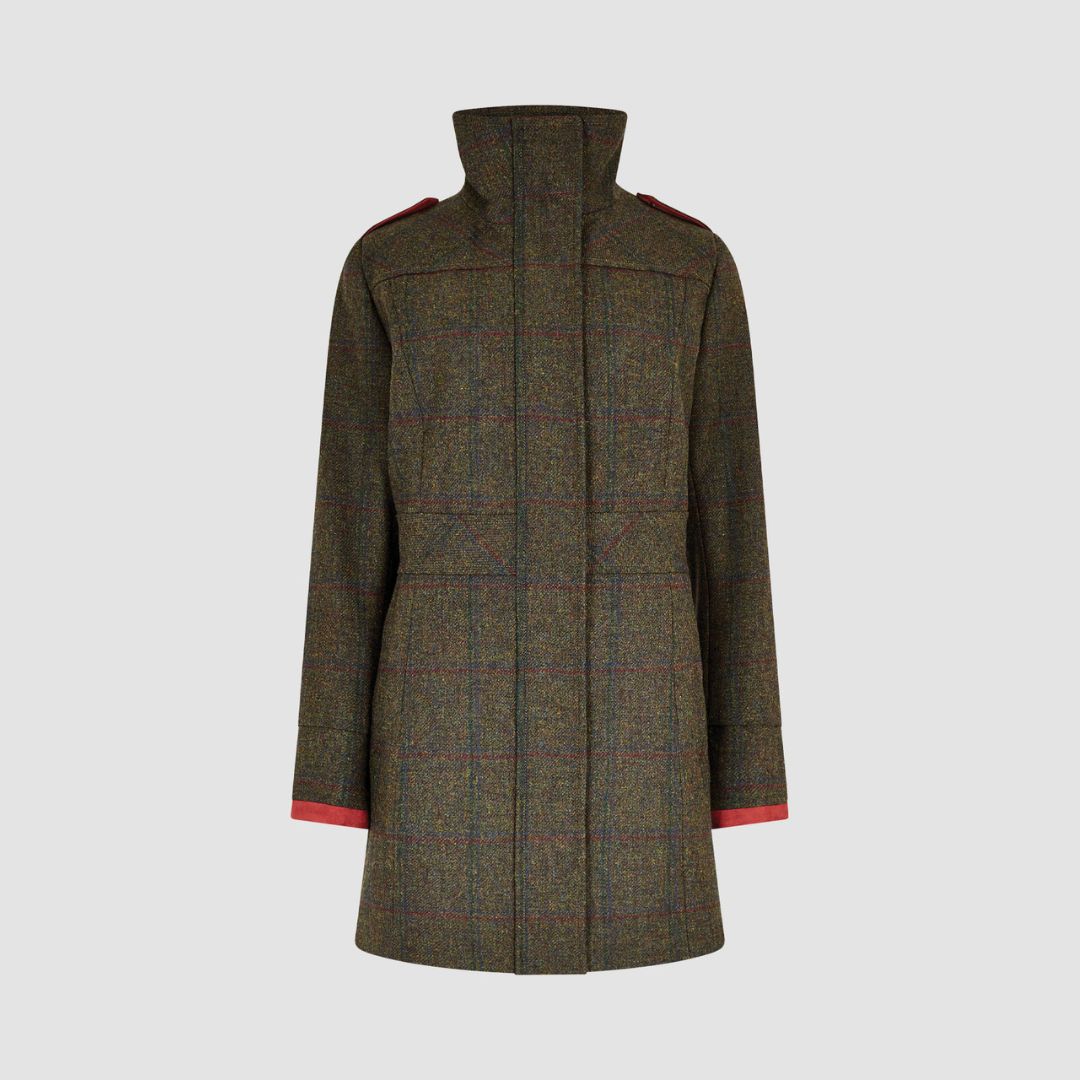 Dubarry Women's Hedgerow Tweed Coat in Hemlock