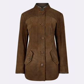 Dubarry Women's Joyce Leather Jacket in Walnut