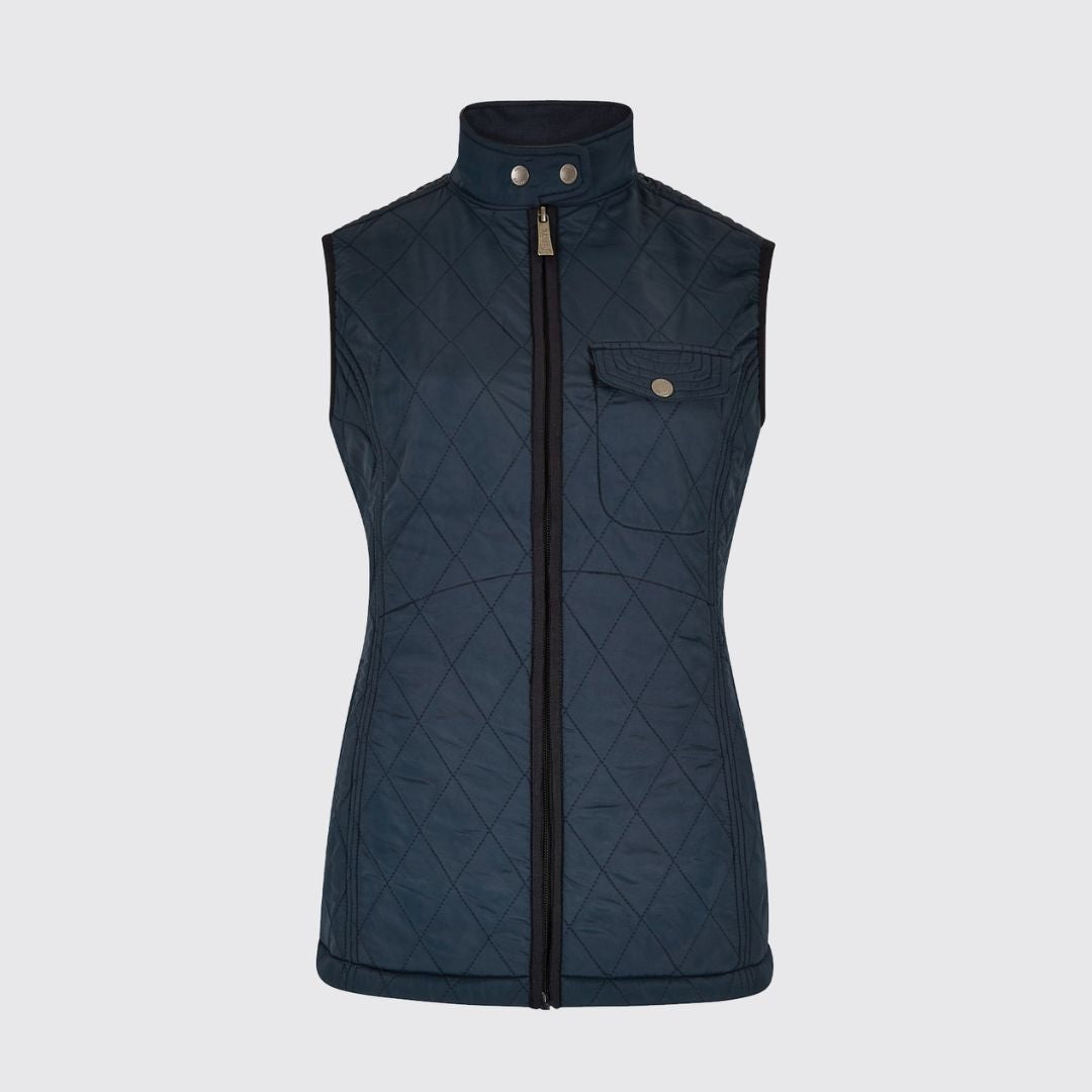 Dubarry Women's Rathdown Quilted Gilet in Navy