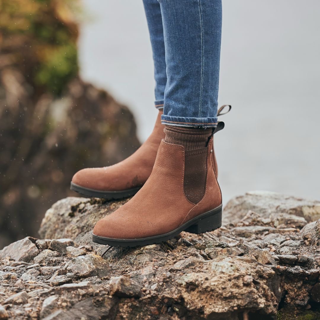 Dubarry Women's Waterford Chelsea Boot in Walnut