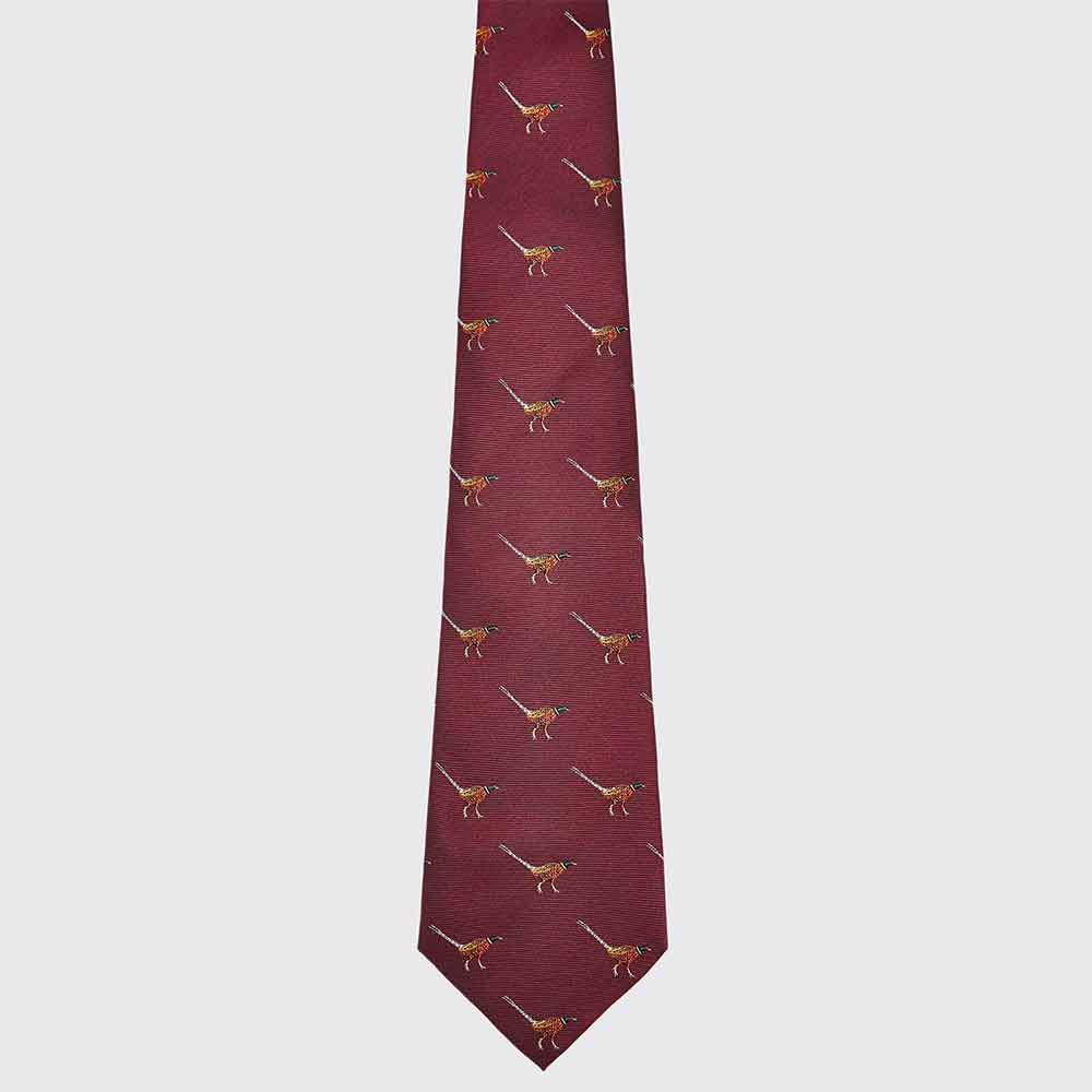 Dubarry Men's Madden Silk Tie in Merlot