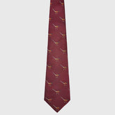 Dubarry Men's Madden Silk Tie in Merlot