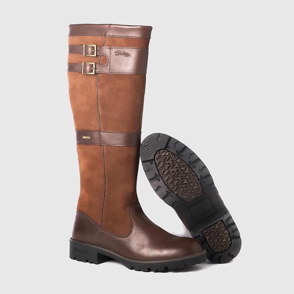Dubarry Women's Longford Leather Boot in Walnut