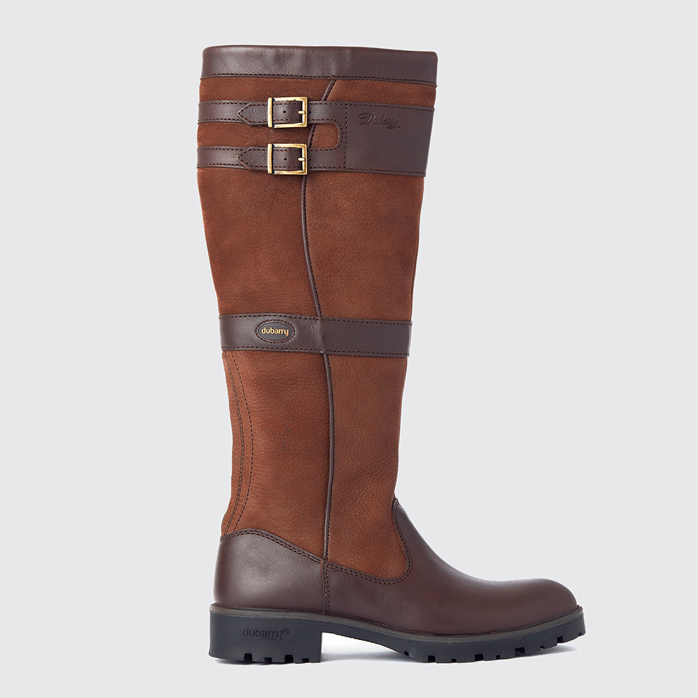 Dubarry Women's Longford Leather Boot in Walnut