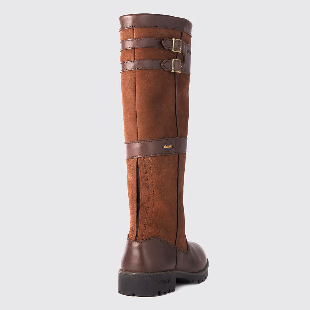 Dubarry Women's Longford Leather Boot in Walnut