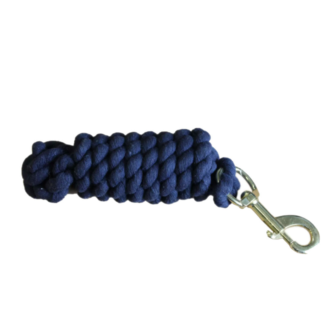 Equisential Cotton Trigger Hook Lead rope in Navy