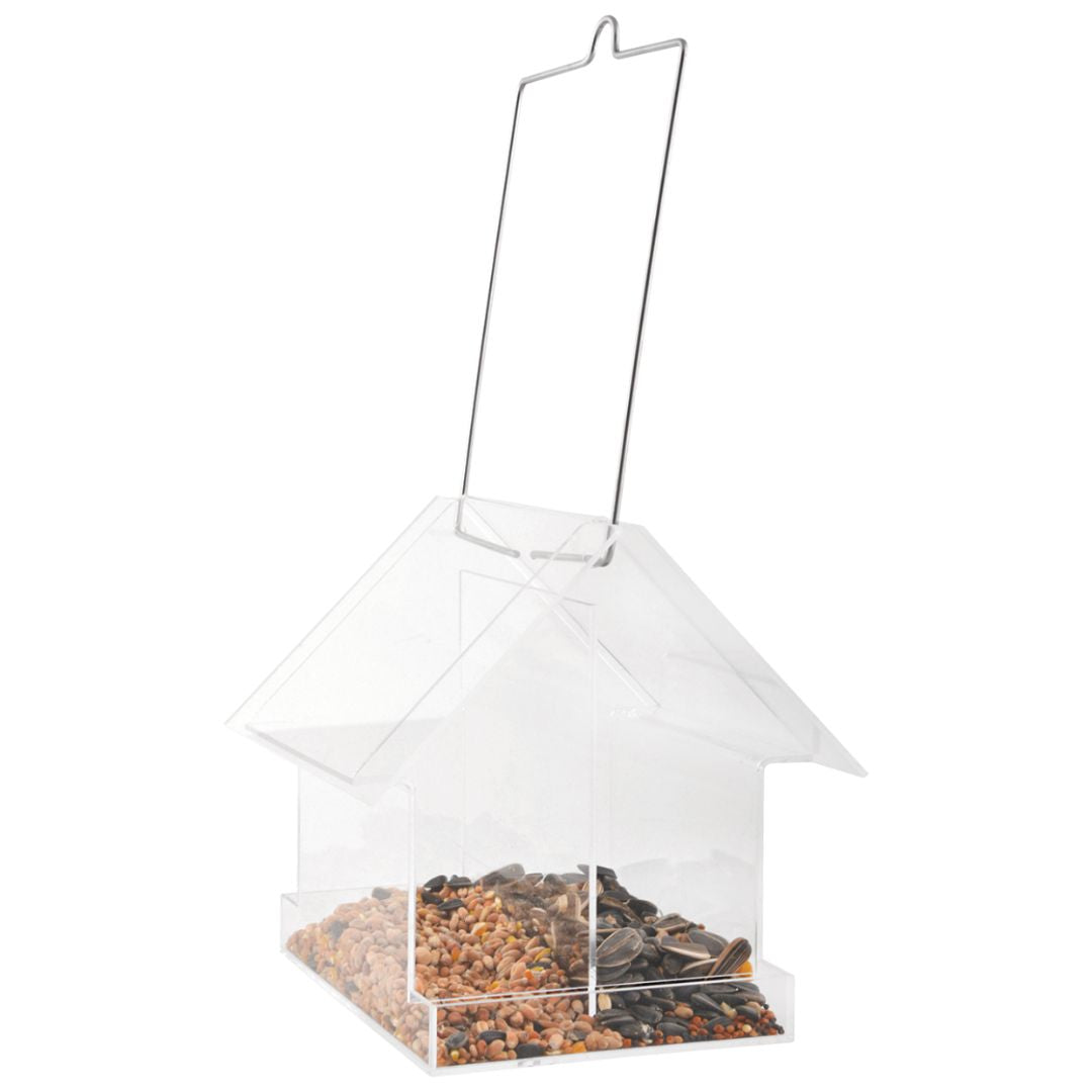 Esschert Design Acrylic Hanging Combi Feeder House