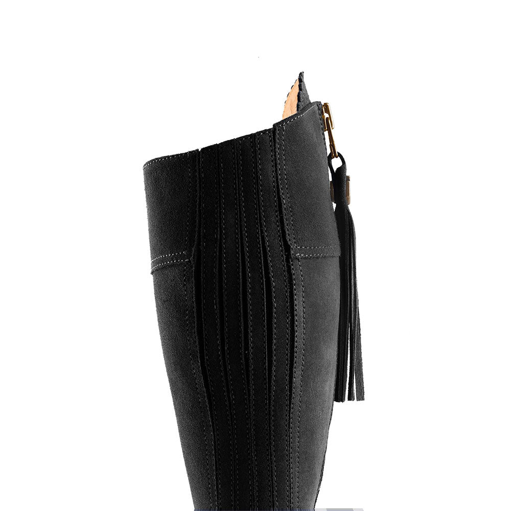 Fairfax & Favor Regina Suede Boot in Black