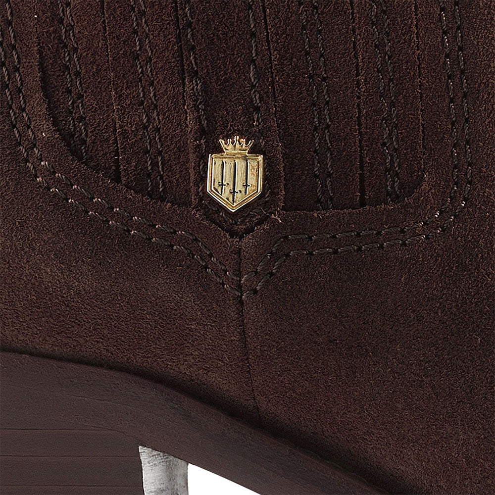 Fairfax & Favor Rockingham Suede Ankle Boot in Chocolate