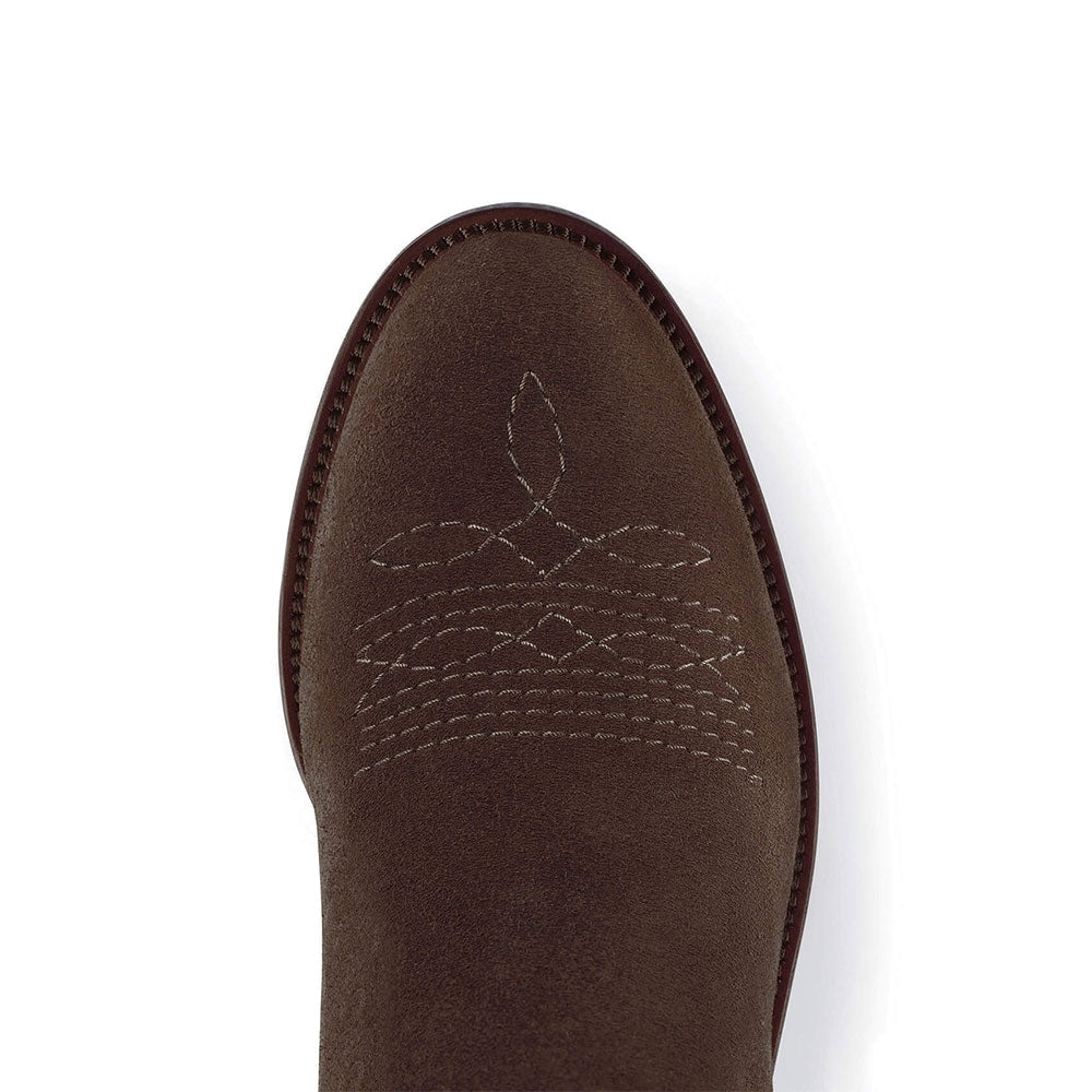 Fairfax & Favor Rockingham Suede Ankle Boot in Chocolate