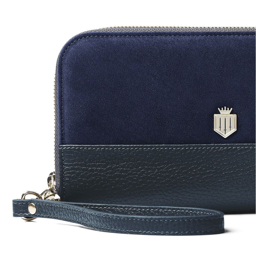 Fairfax & Favor Salisbury Travel Wallet in Navy