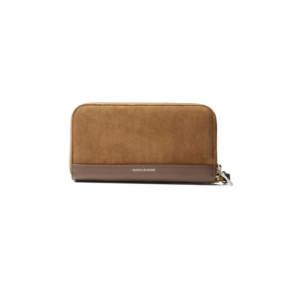 Fairfax & Favor Salisbury Travel Wallet in Tan