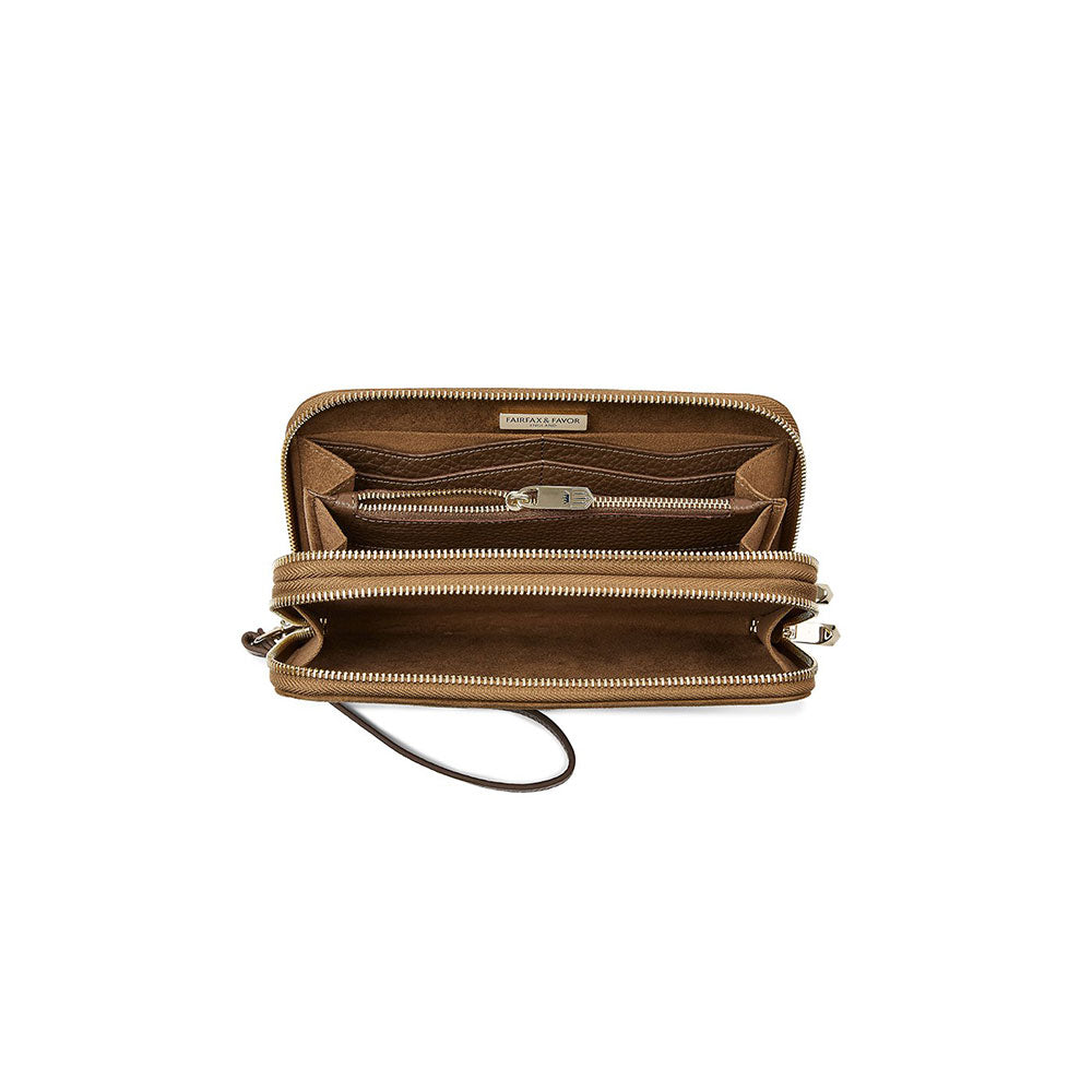 Fairfax & Favor Salisbury Travel Wallet in Tan