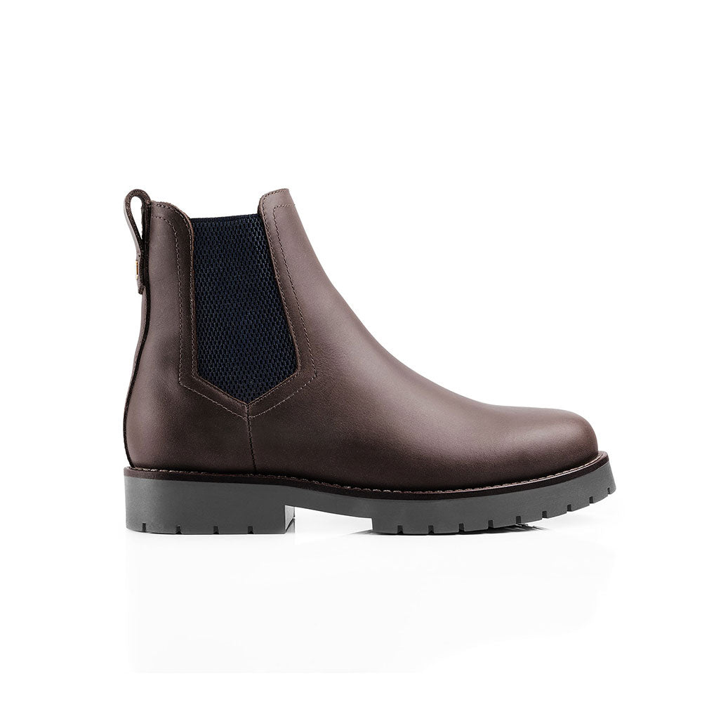 Fairfax & Favor Boudica Shearling Lined Ankle Boot in Mahogany