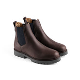 Fairfax & Favor Boudica Shearling Lined Ankle Boot in Mahogany