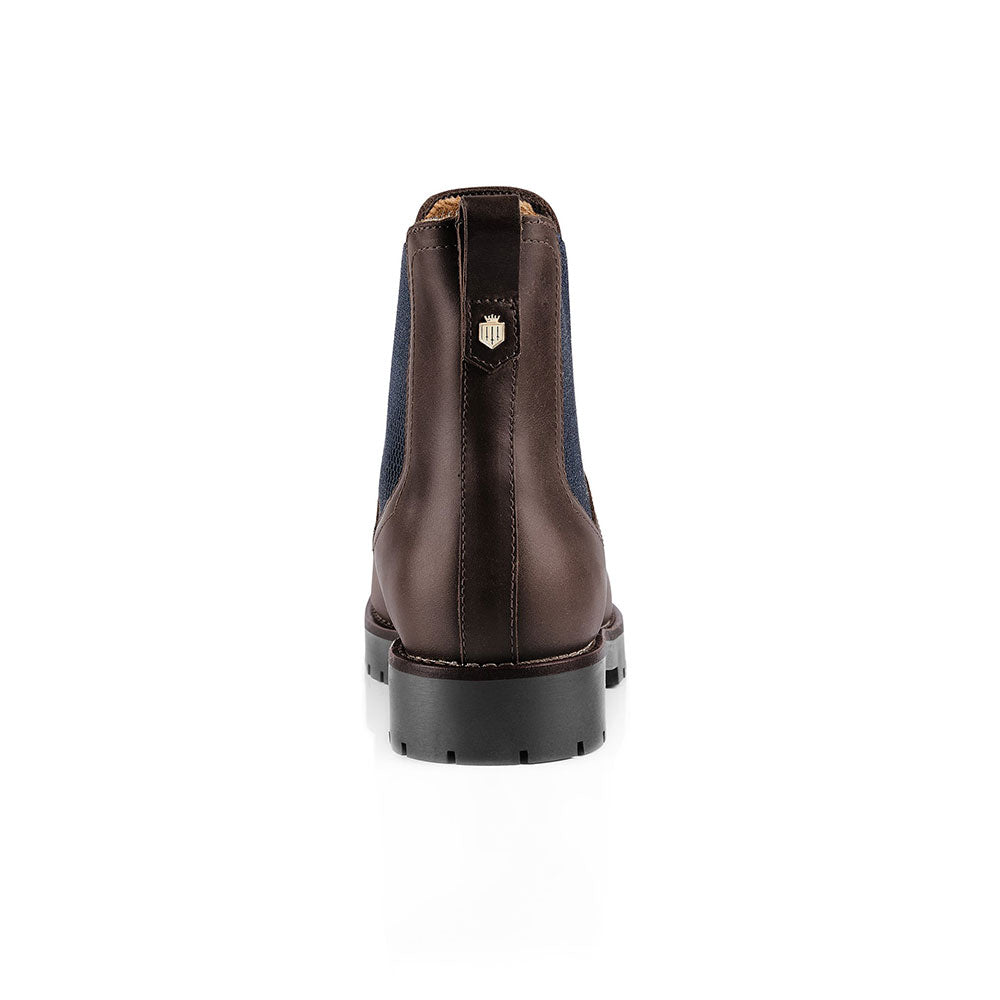 Fairfax & Favor Boudica Shearling Lined Ankle Boot in Mahogany