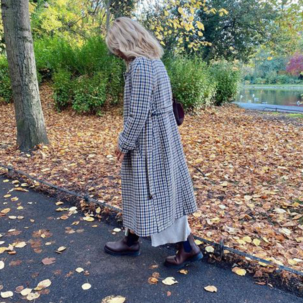 Fairfax & Favor Boudica Shearling Lined Ankle Boot in Mahogany