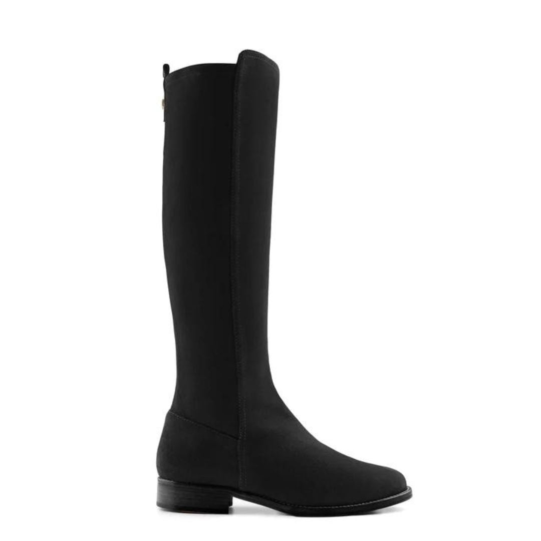 Fairfax & Favor Belgravia Flat Tall Boot in Black