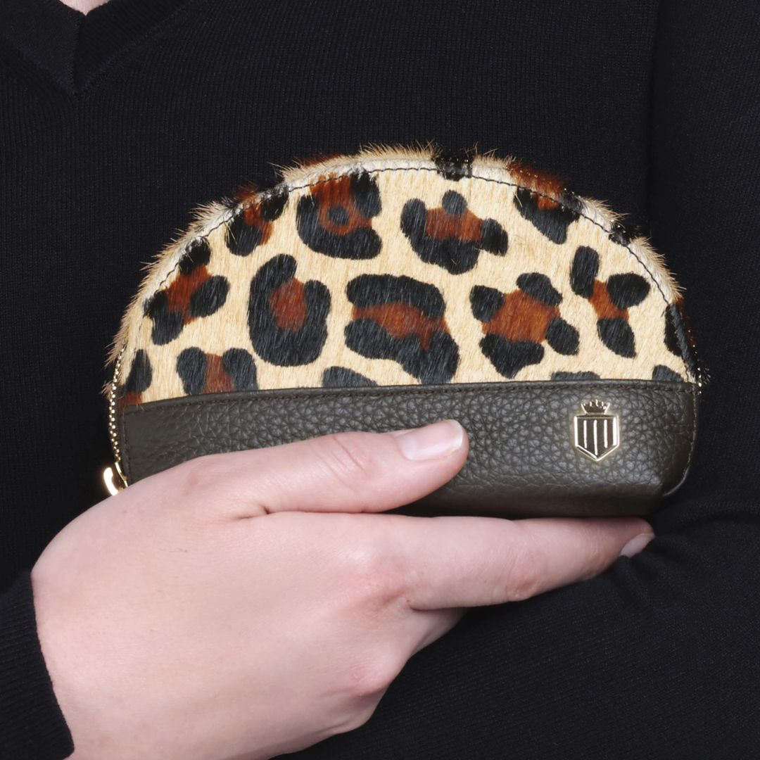 Fairfax & Favor Chiltern Coin Purse in Jaguar Haircalf