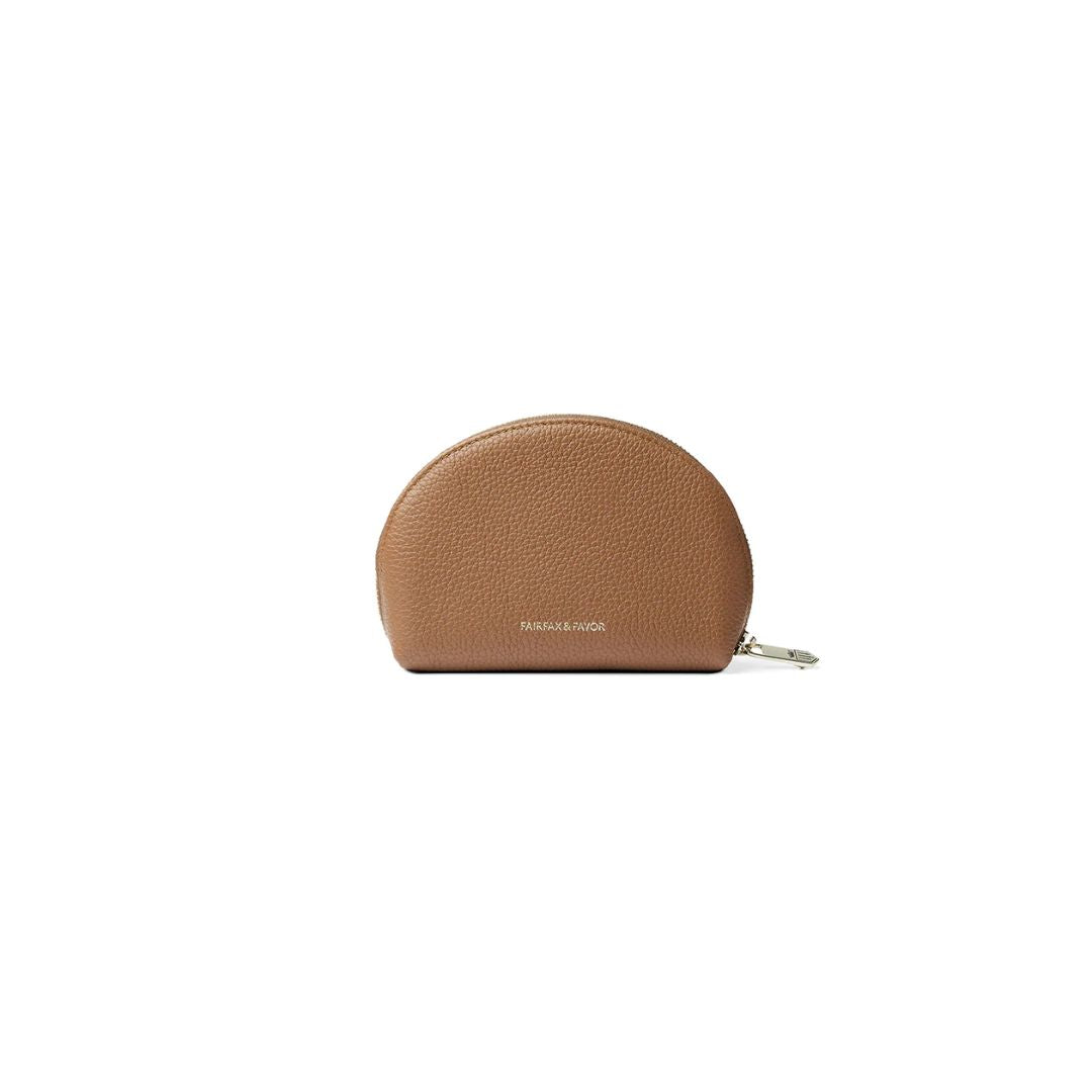 Fairfax & Favor Chiltern Leather Coin Purse in Tan