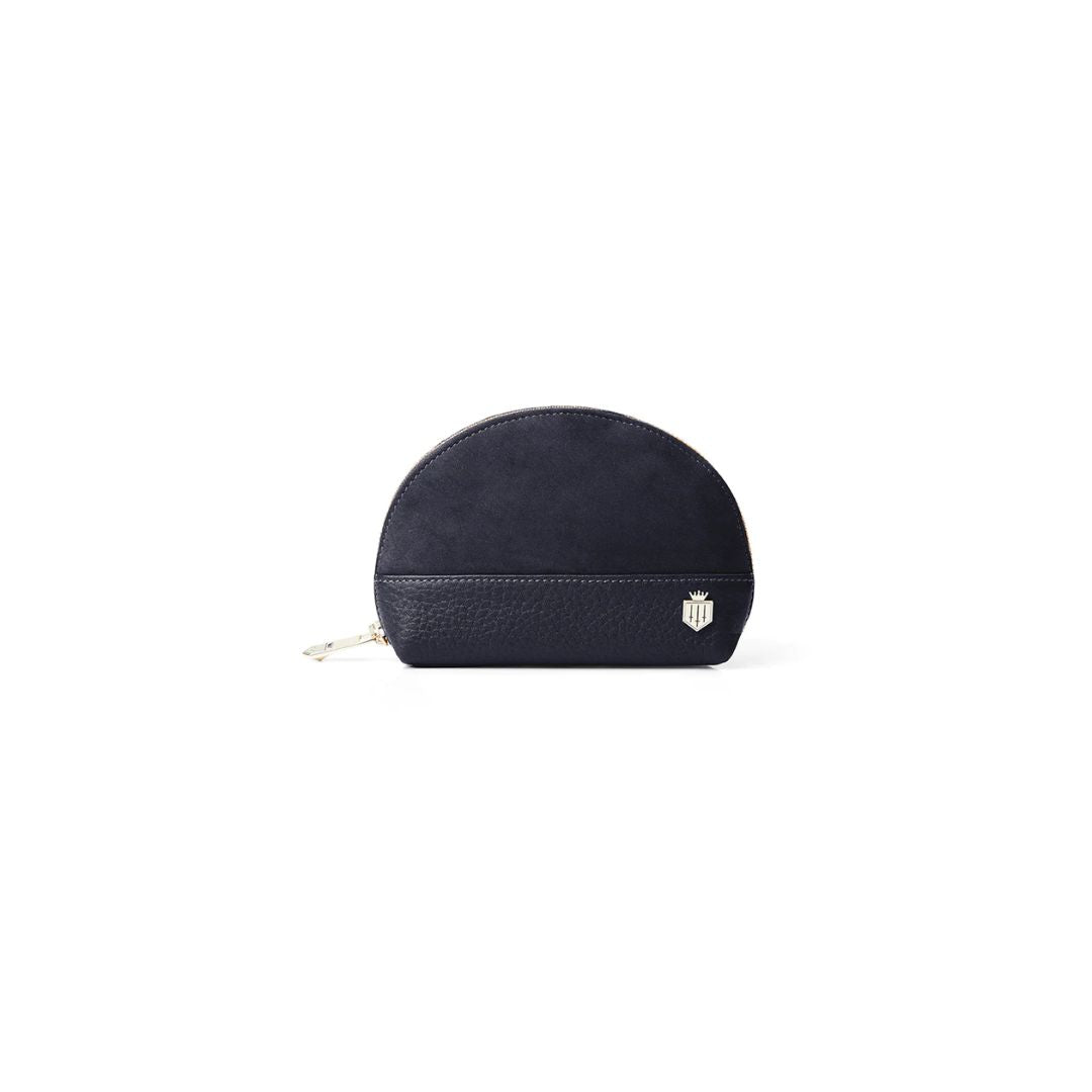 Fairfax Favor Chiltern Suede Coin Purse in Navy