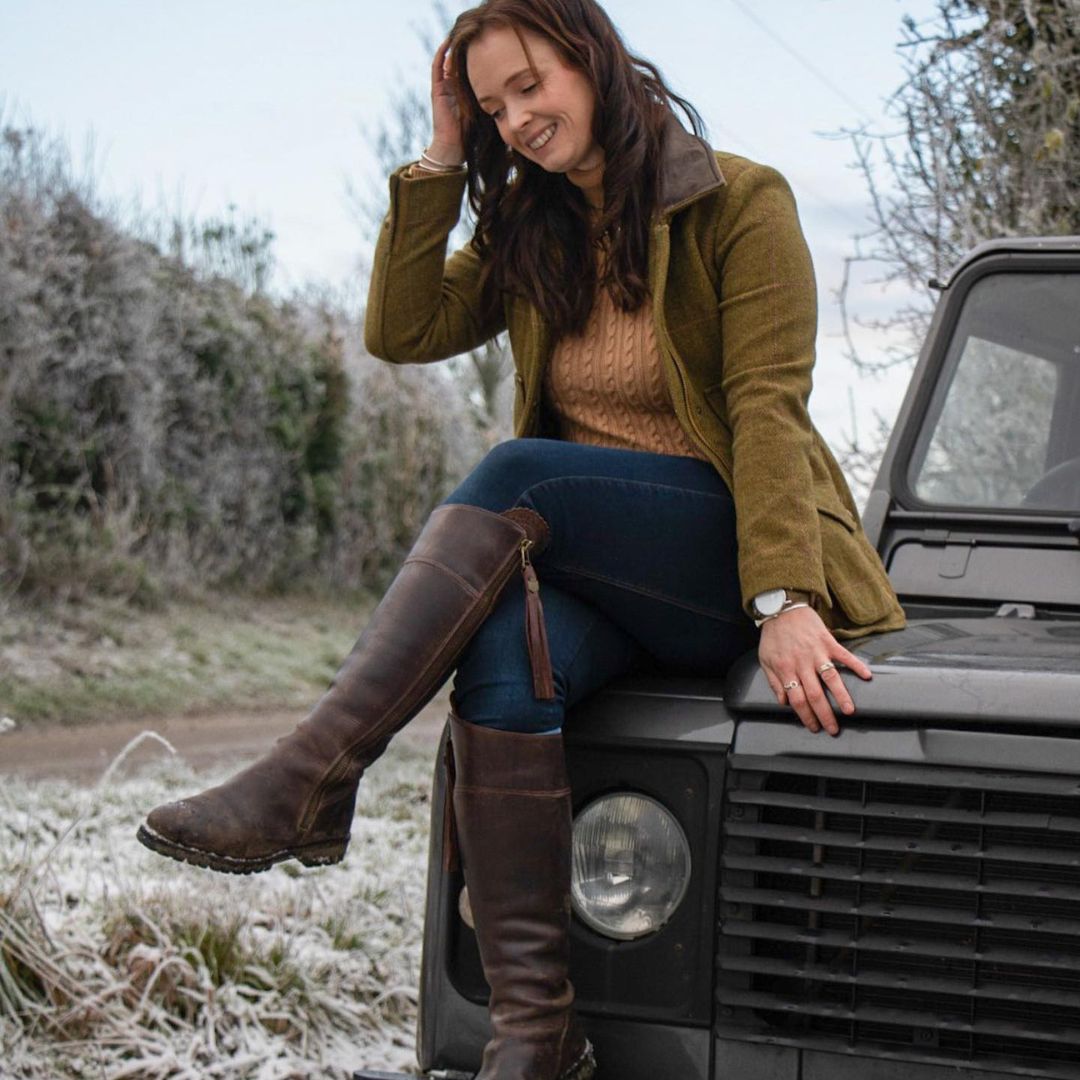 Fairfax & Favor Explorer Leather Boot in Mahogany - Sporting Fit