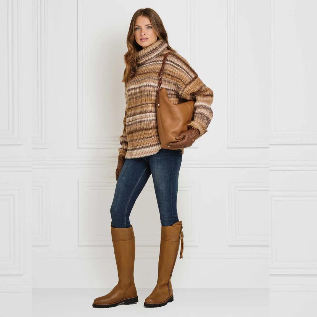 Fairfax & Favor Explorer Leather Boot in Oak - Sporting Fit