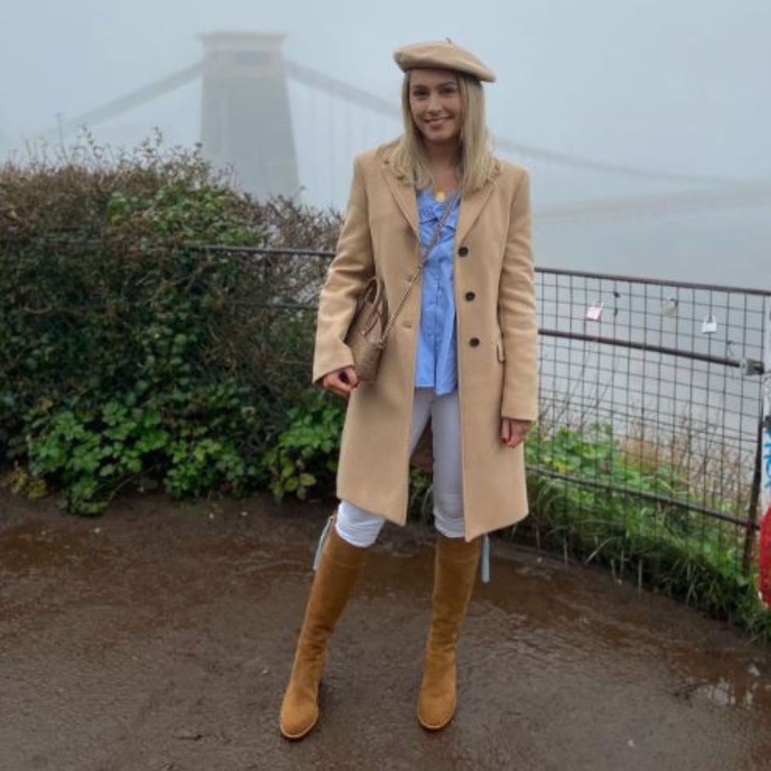 Fairfax & Favor Heeled Regina Suede Boot in Tan - Sporting Fit