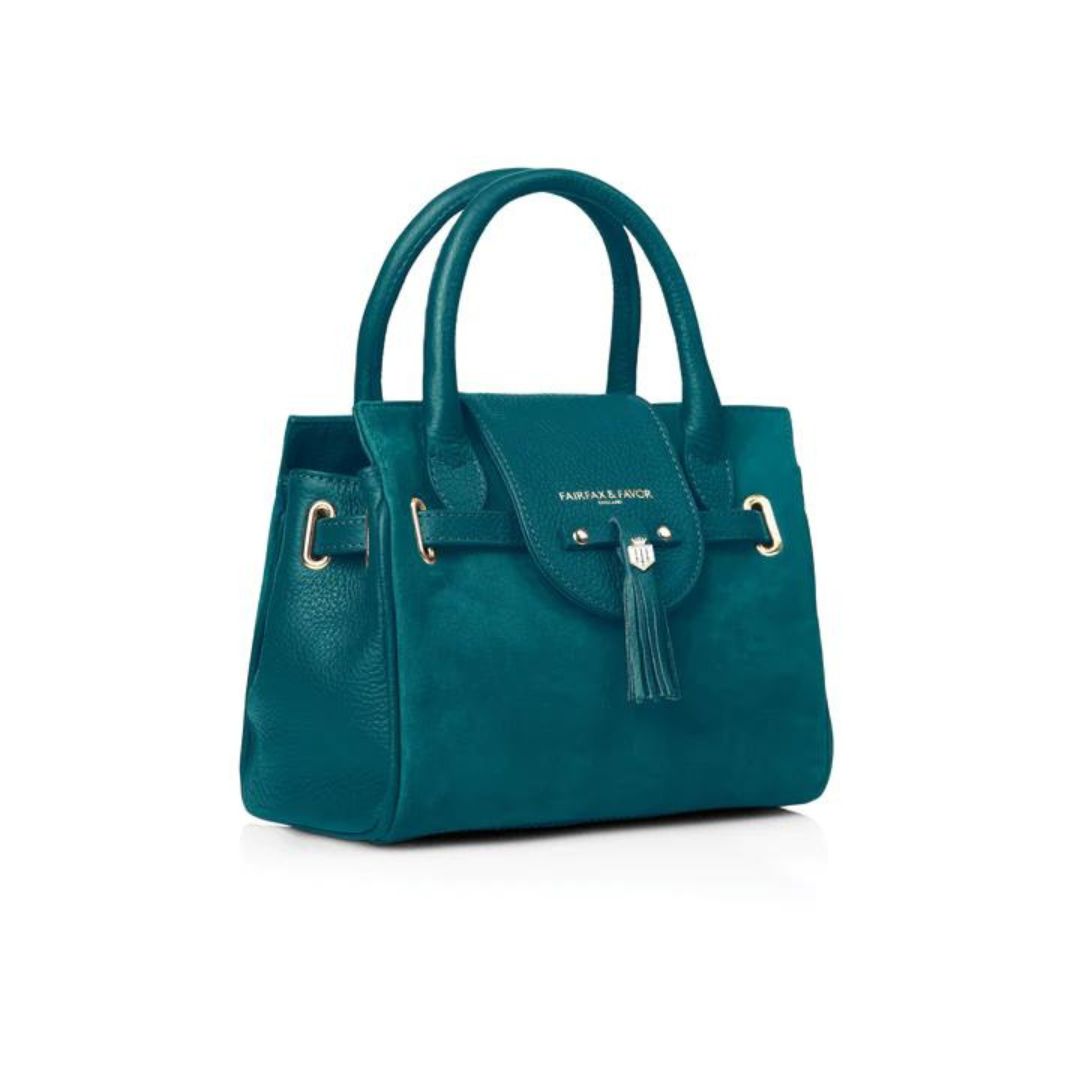 Fairfax & Favor Mini Windsor Handbag in Ocean Blue