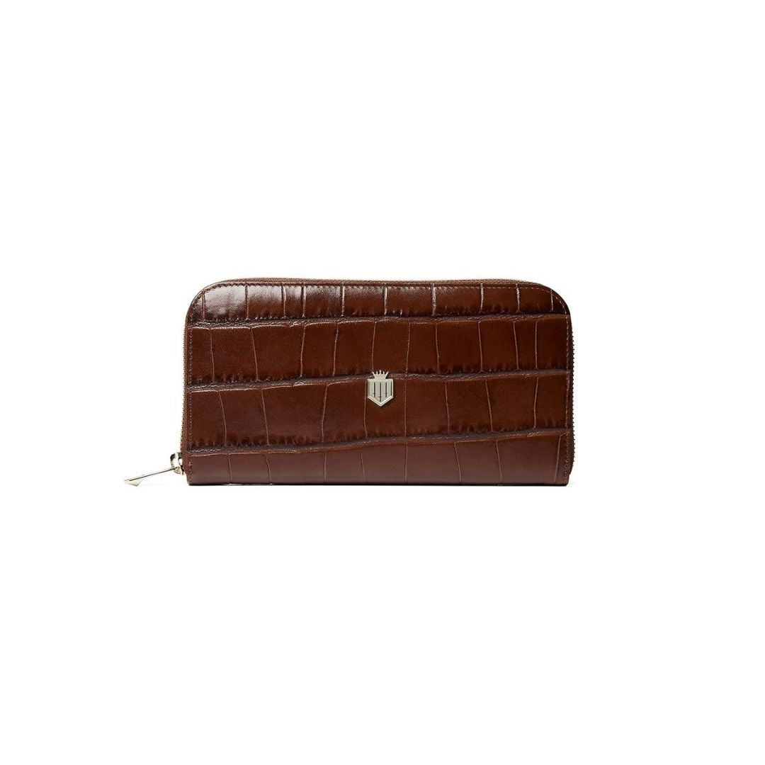 Fairfax & Favor Salisbury Leather Purse in Conker