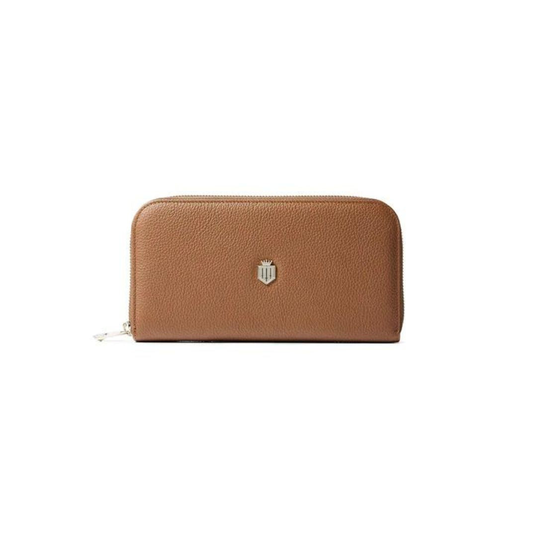 Fairfax & Favor Salisbury Leather Purse in Tan