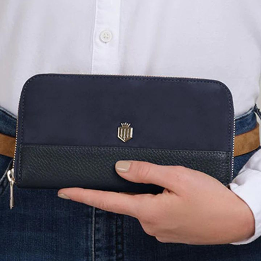 Fairfax & Favor Salisbury Purse in Navy