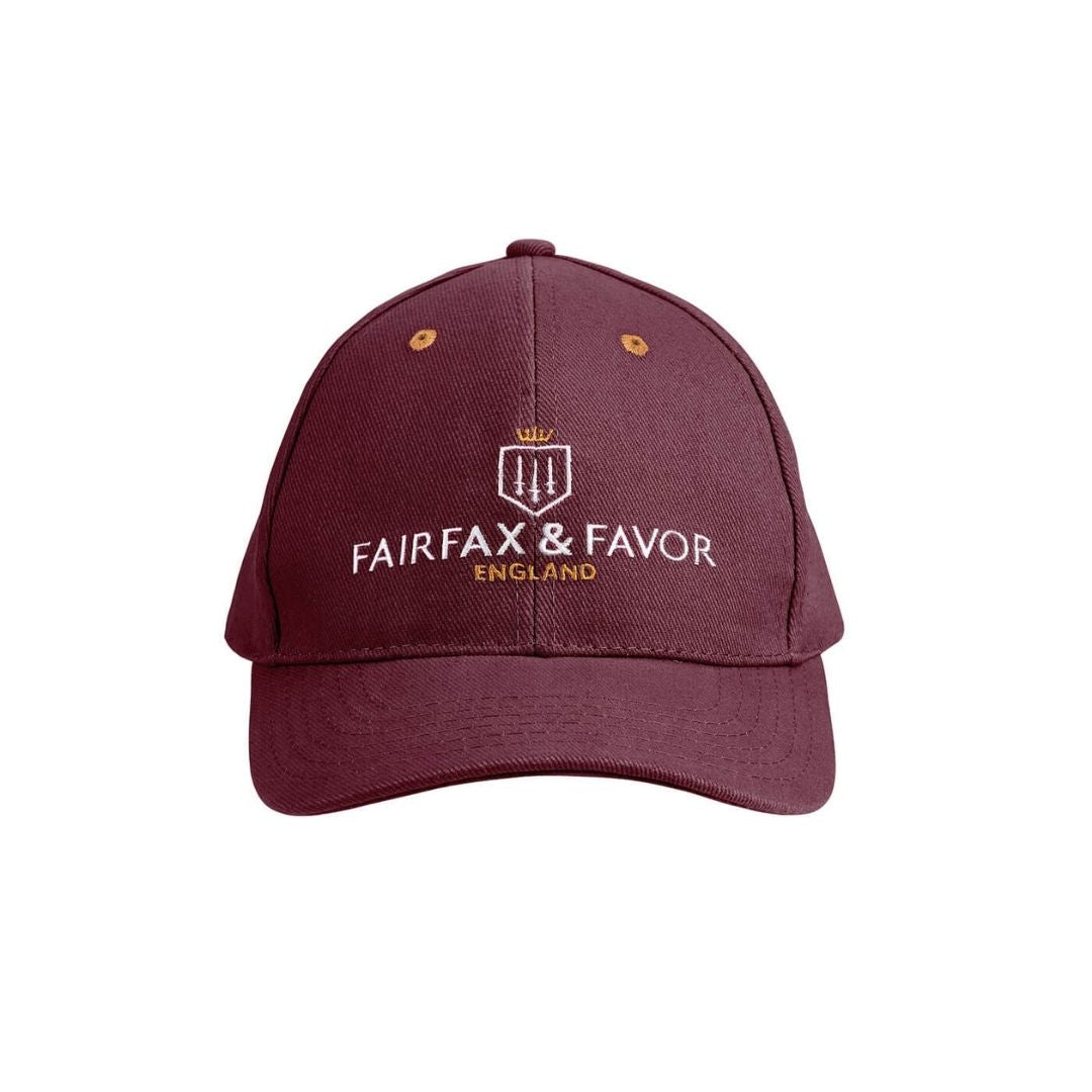 Fairfax & Favor Signature Baseball Cap in Burgundy