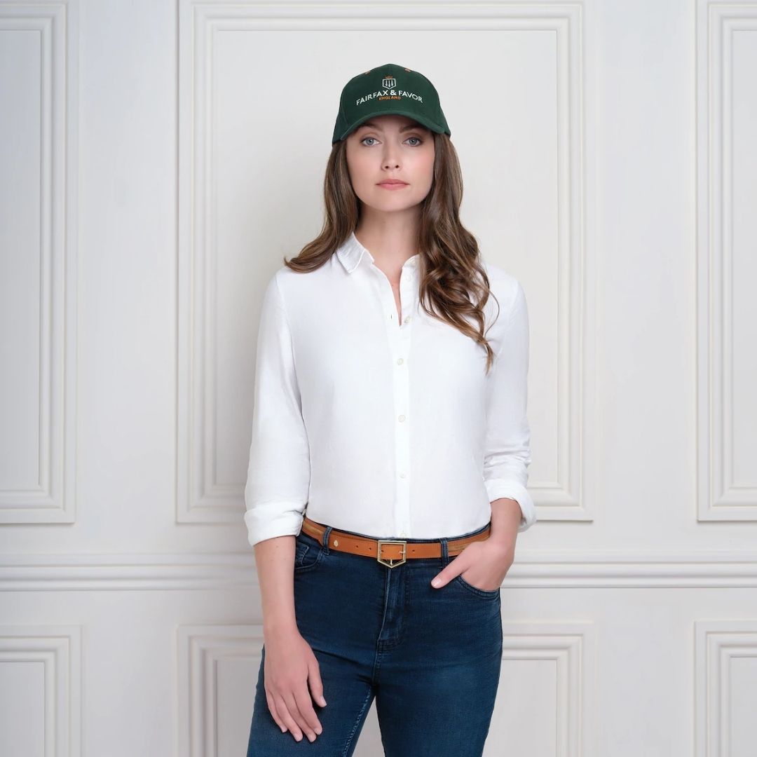 Fairfax & Favor Signature Baseball Cap in Green