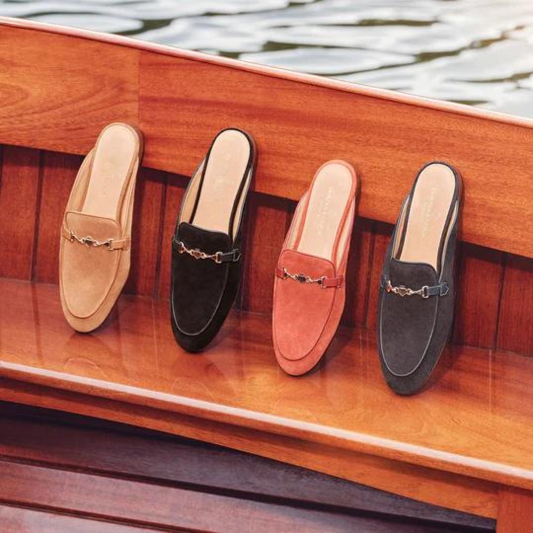 Fairfax & Favor Tuddenham Mule in Navy