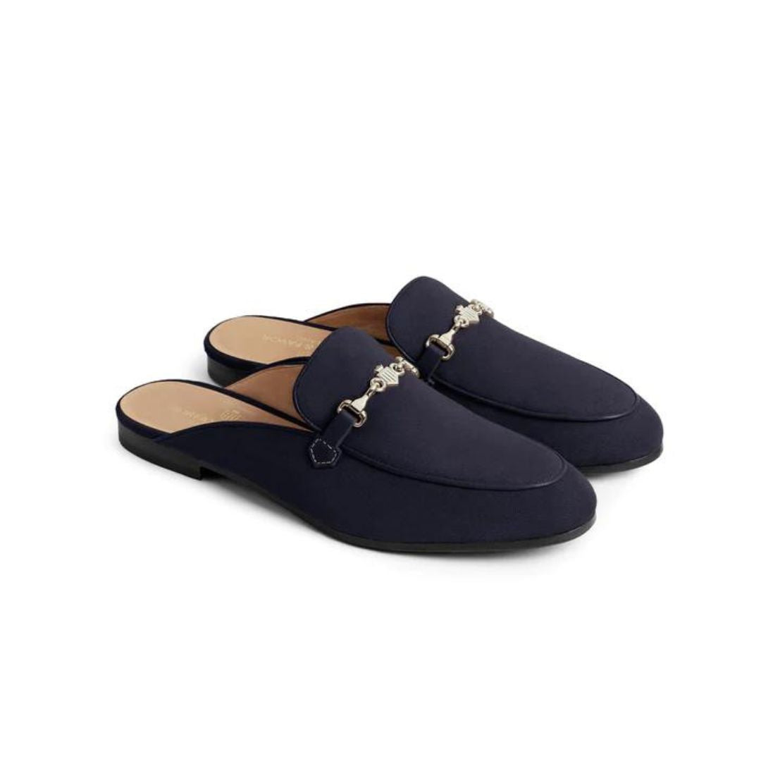 Fairfax & Favor Tuddenham Mule in Navy