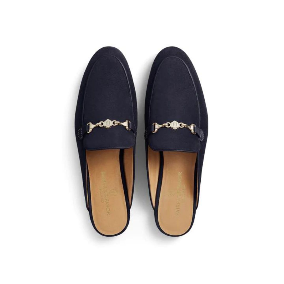Fairfax & Favor Tuddenham Mule in Navy