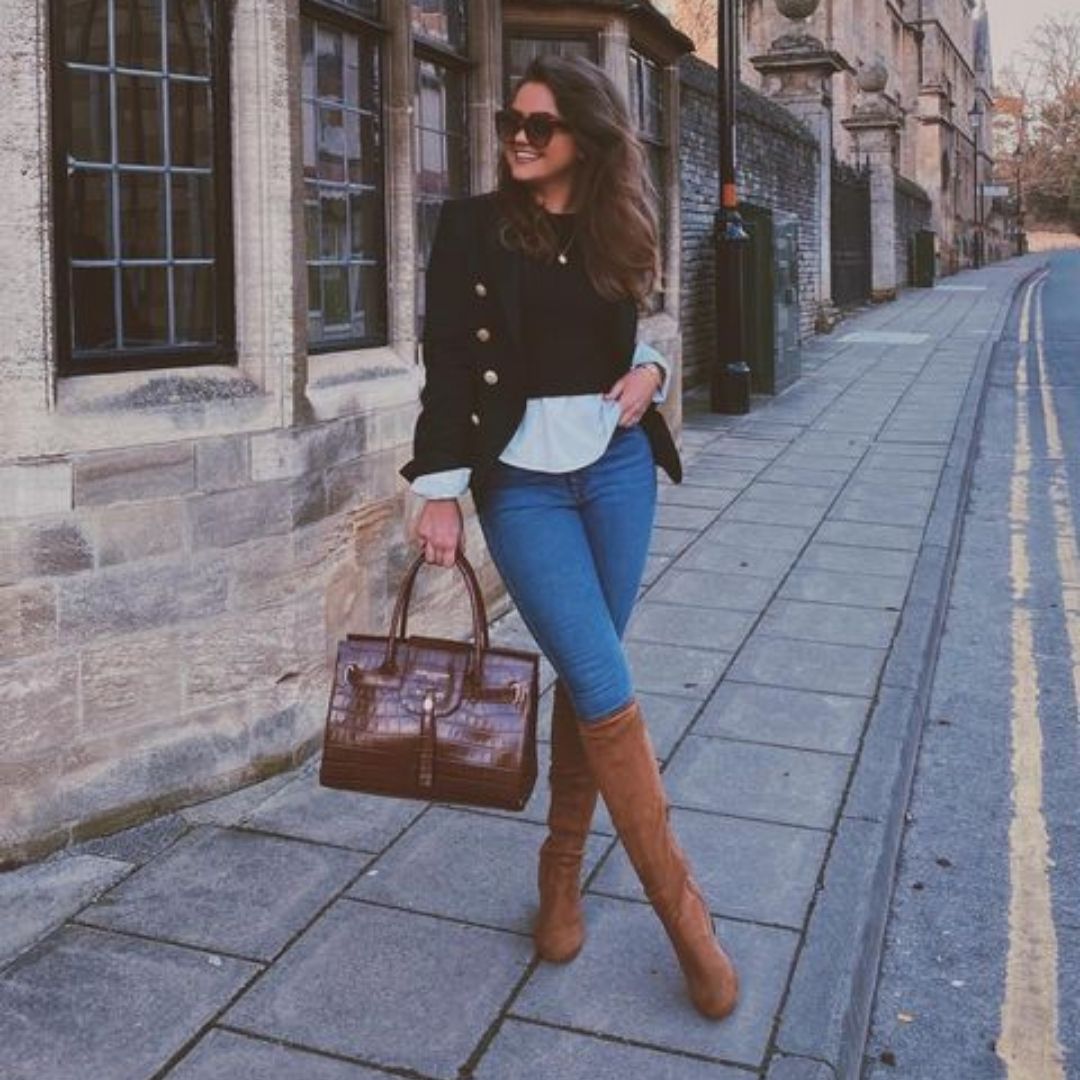 Fairfax & Favor Windsor Leather Handbag in Conker