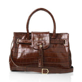 Fairfax & Favor Windsor Leather Handbag in Conker
